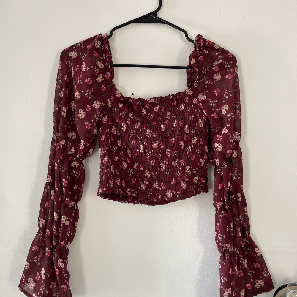 off the shoulder crop top